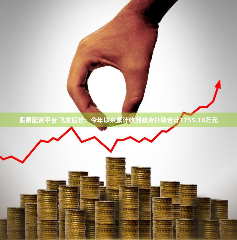 股票配资平台 飞龙股份：今年以来累计收到政府补助合计1755.18万元