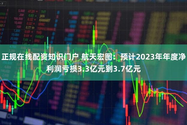 正规在线配资知识门户 航天宏图：预计2023年年度净利润亏损3.3亿元到3.7亿元