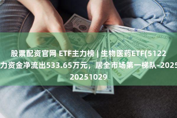 股票配资官网 ETF主力榜 | 生物医药ETF(512290)主力资金净流出533.65万元，居全市场第一梯队-20251029
