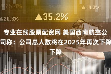 专业在线股票配资网 美国西南航空公司称：公司总人数将在2025年再次下降