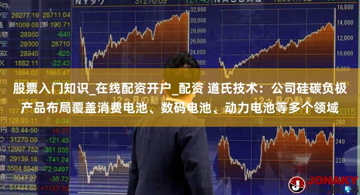 股票入门知识_在线配资开户_配资 道氏技术:公司硅碳负极产品布局覆盖消费电池、数码电池、动力电池等多个领域