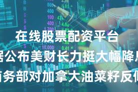 在线股票配资平台 关键数据公布美财长力挺大幅降息！商务部对加拿大油菜籽反倾销初裁 菜粕期货合约走势分化