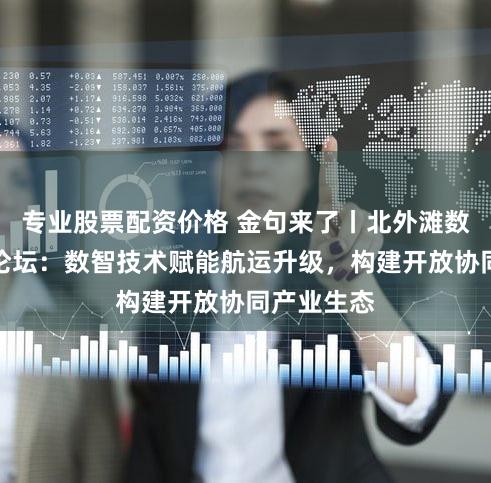 专业股票配资价格 金句来了丨北外滩数字与智能论坛：数智技术赋能航运升级，构建开放协同产业生态