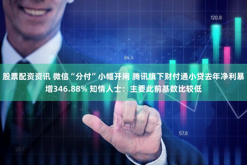 股票配资资讯 微信“分付”小幅开闸 腾讯旗下财付通小贷去年净利暴增346.88% 知情人士：主要此前基数比较低