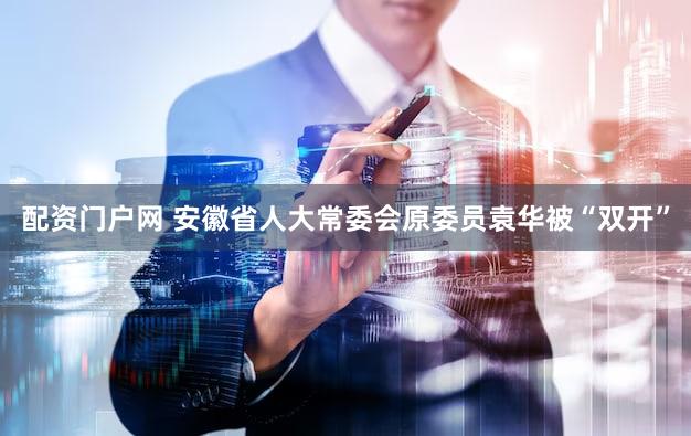 配资门户网 安徽省人大常委会原委员袁华被“双开”